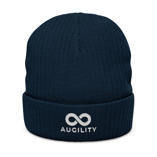 Augility Beanie hat - Black & Navy