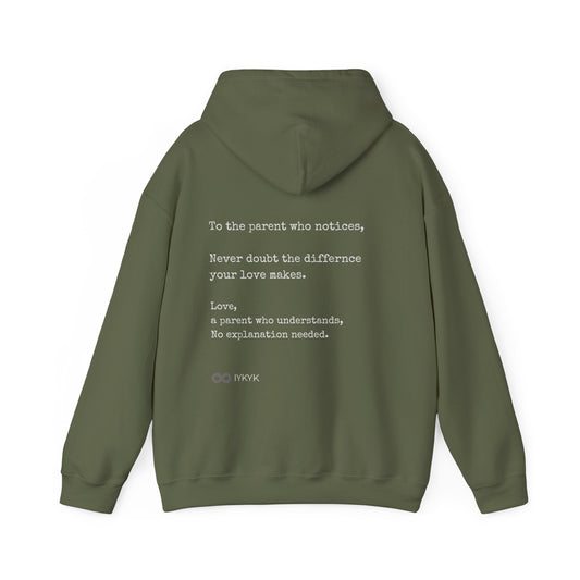 You Are Not Alone - Augility Collective Hoodie - Green