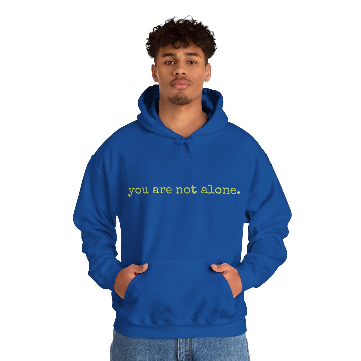 You are not alone - Augility Collective Hoodie - Special Edition Yellow
