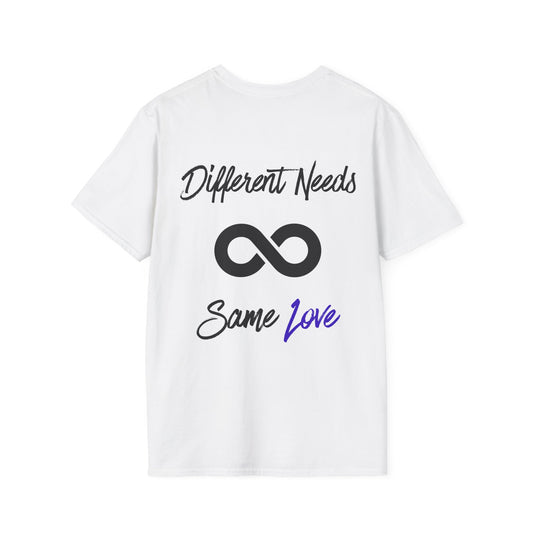 Different Needs, Same Love - Augility Collective T-shirt - Various Colours