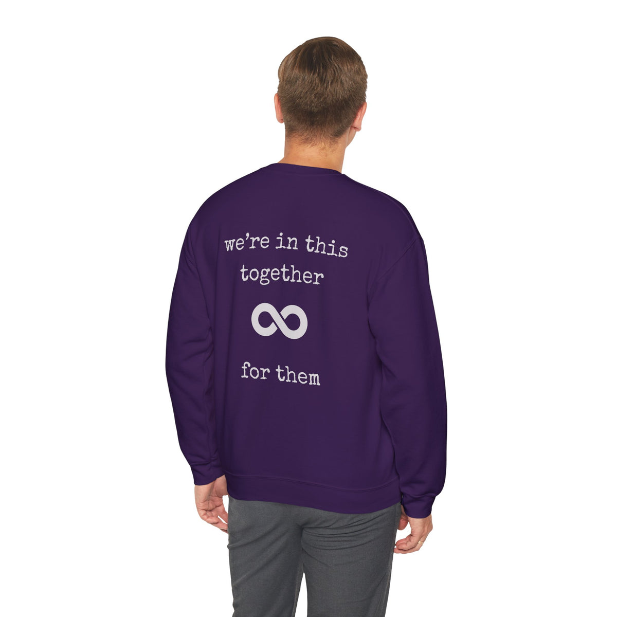 Augility Collective Sweatshirt - Special Edition - ND Purple & White