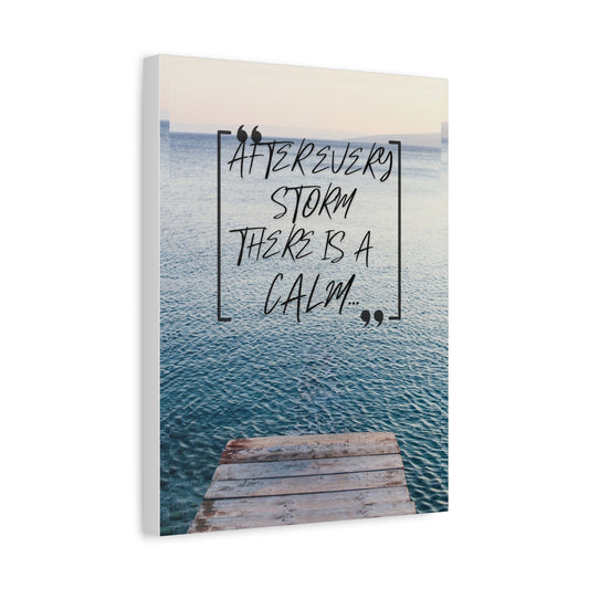 Calm After Storm Canvas Wall Print - Great for Gifting