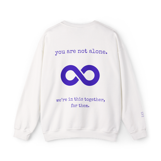Augility Collective Sweatshirt - Special Edition - White & Purple