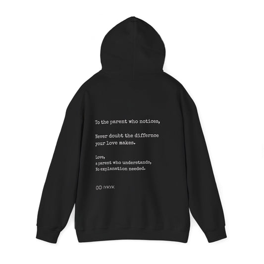 You Are Not Alone - Augility Collective Hoodie - Black