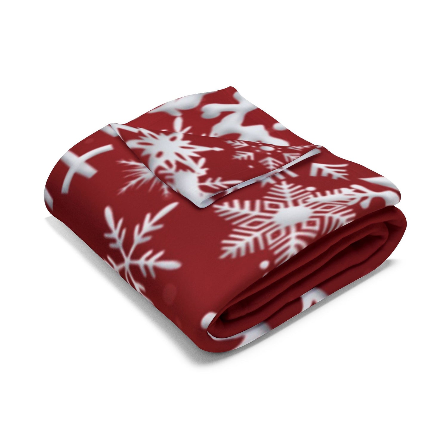 Calm Christmas Fleece Blanket, Cozy Throw for Home Decor, Inspirational Gift Because calm is the most magical gift of all...