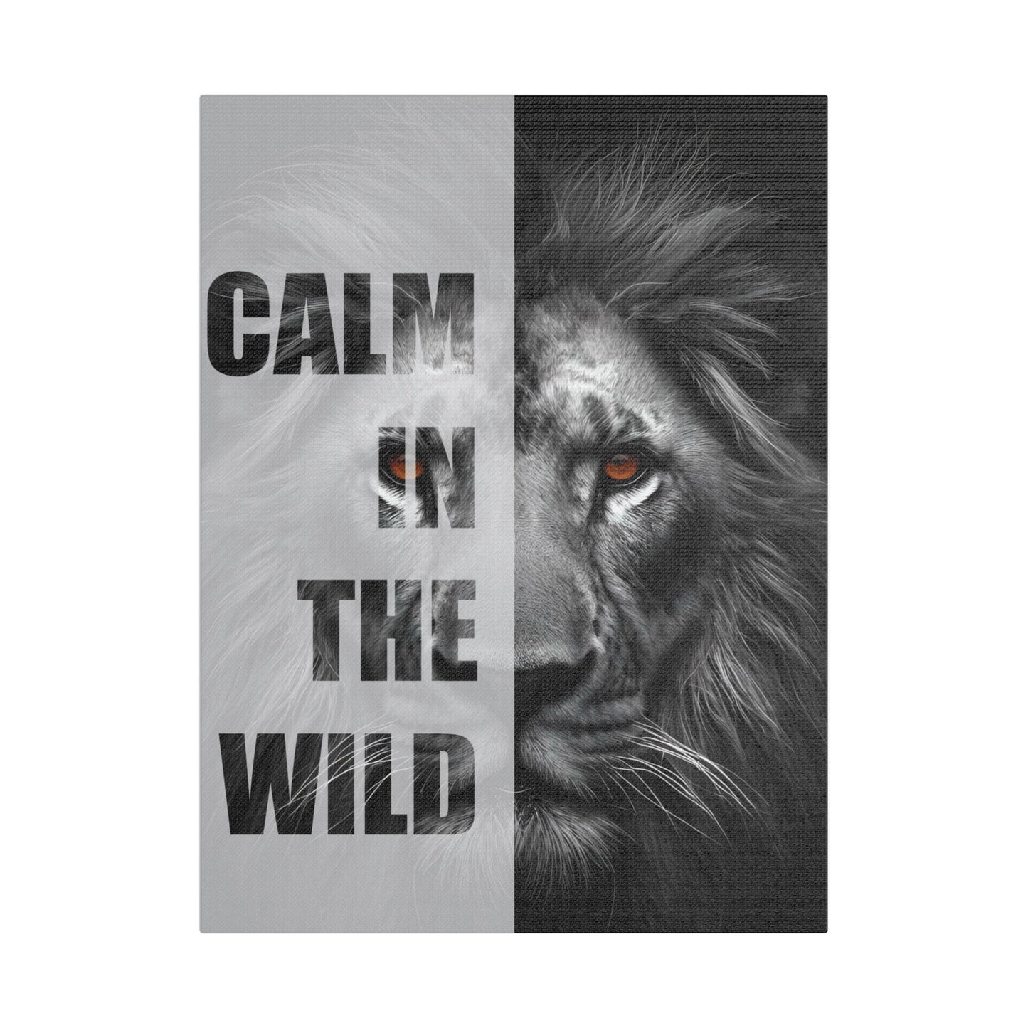 Calm in the Wild Canvas Wall Print - Perfect for your home, office, or sensory-friendly space.