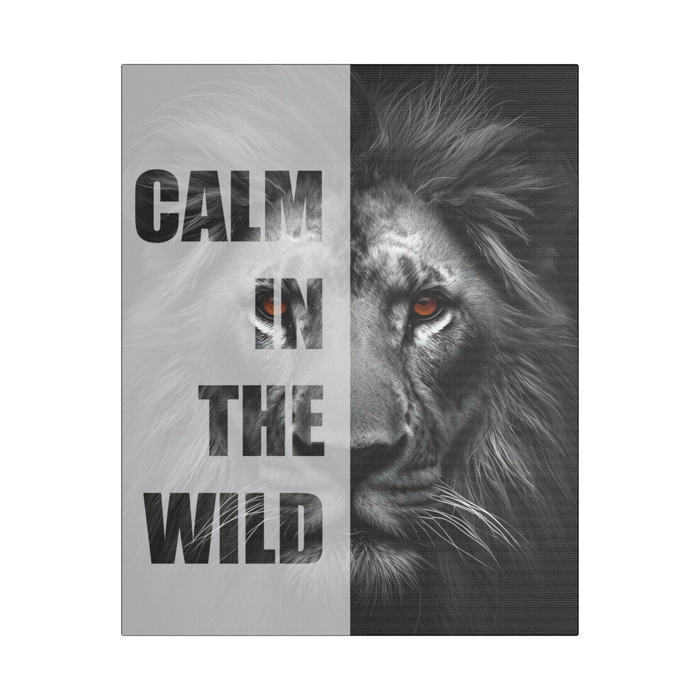 Calm in the Wild Canvas Wall Print - Perfect for your home, office, or sensory-friendly space.