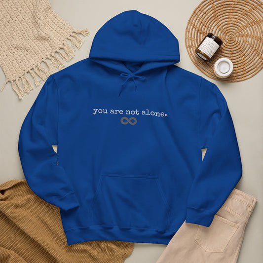 You Are Not Alone - Augility Collective Hoodie - Royal Blue