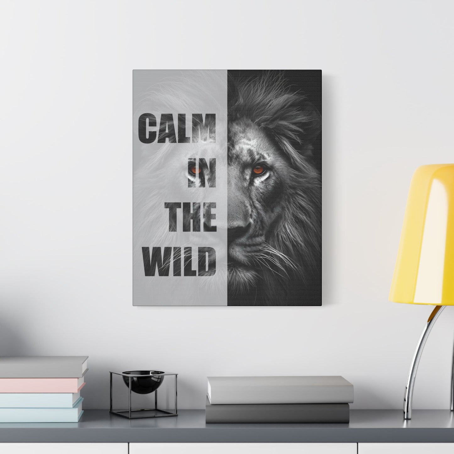 Calm in the Wild Canvas Wall Print - Perfect for your home, office, or sensory-friendly space.