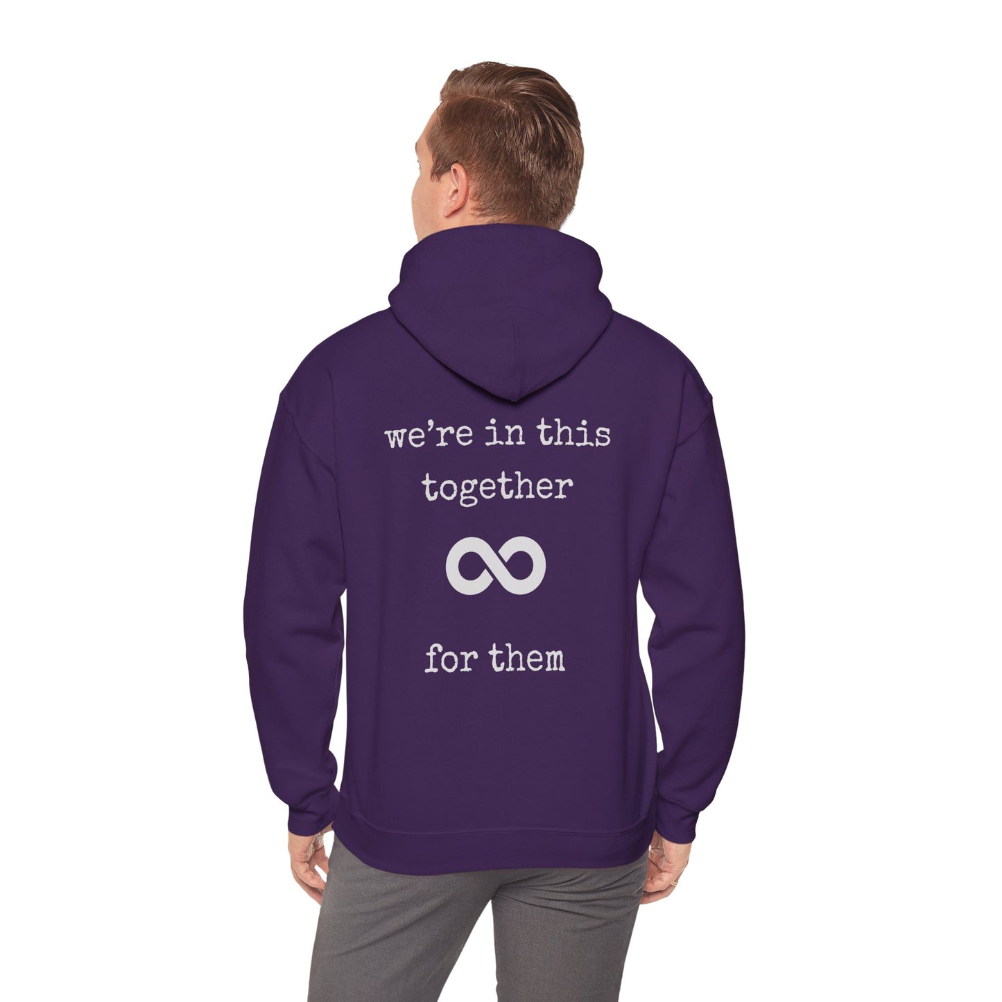 Augility Collective Hoodie - Special Edition ND Purple & White