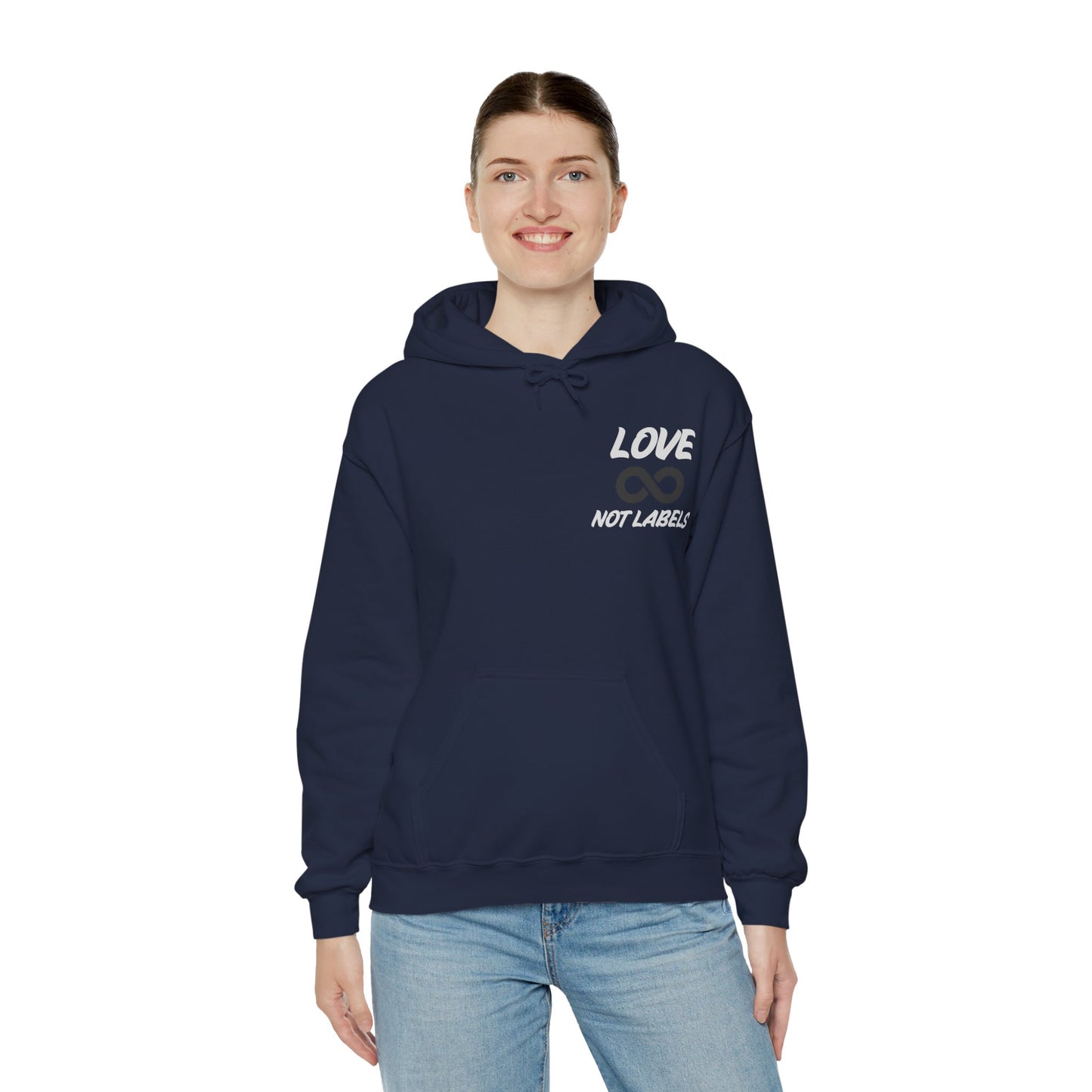 Love, Not Labels - Augility Collective Hoodie