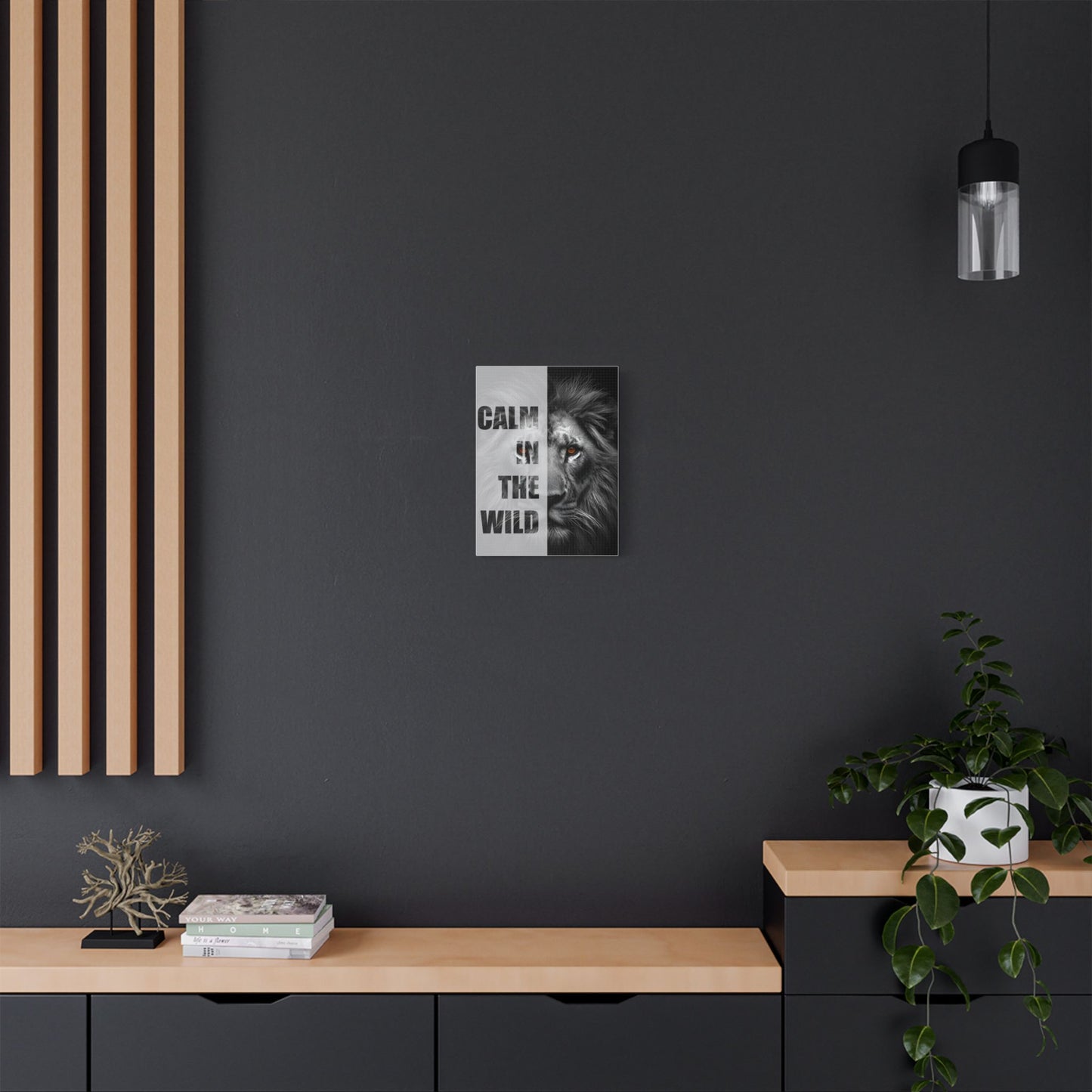 Calm in the Wild Canvas Wall Print - Perfect for your home, office, or sensory-friendly space.