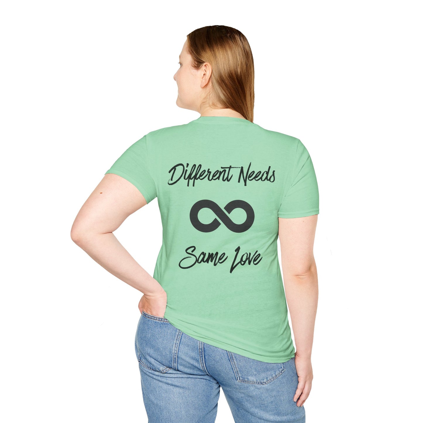 Different Needs, Same Love - Augility Collective T-shirt - Various Colours