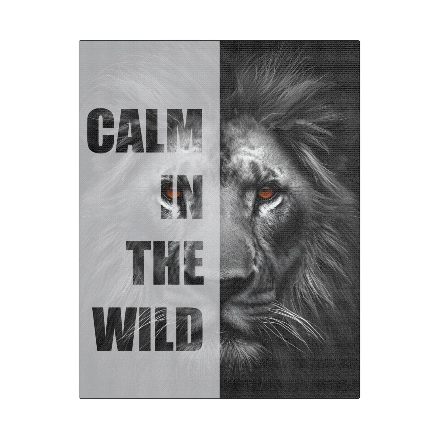 Calm in the Wild Canvas Wall Print - Perfect for your home, office, or sensory-friendly space.