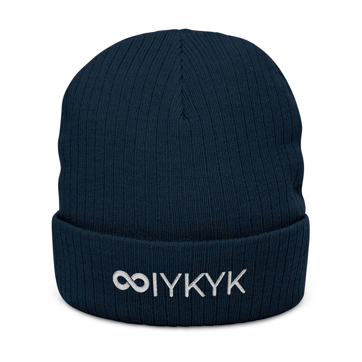 IYKYK - Augility Beanie hat - Black & Navy