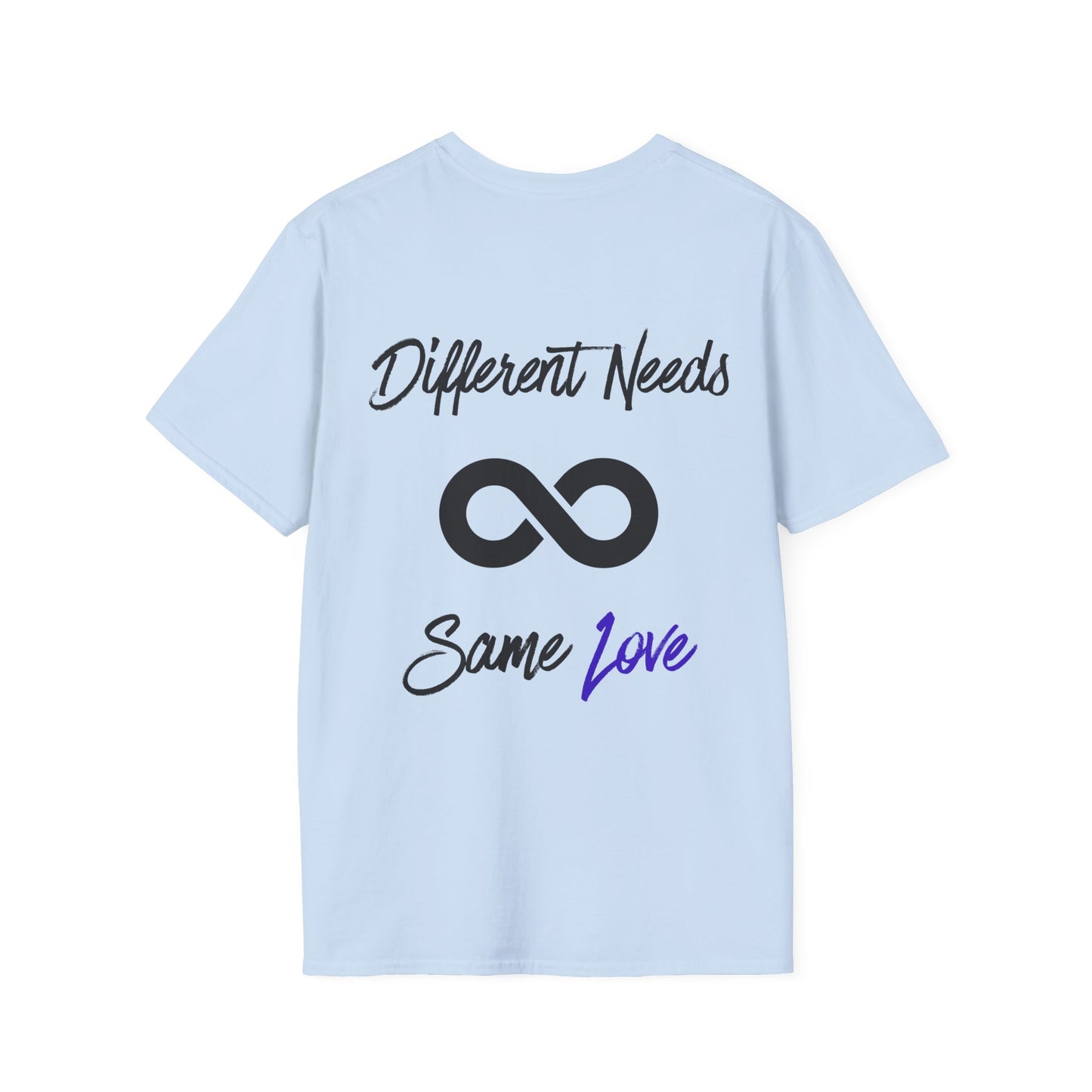 Different Needs, Same Love - Augility Collective T-shirt - Various Colours