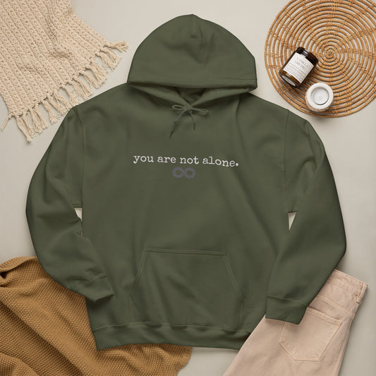 You Are Not Alone - Augility Collective Hoodie - Green