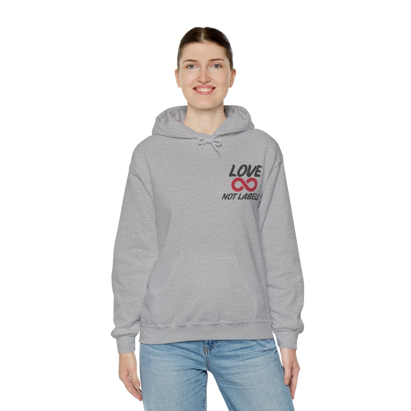 Love, Not Labels - Augility Collective Hoodie