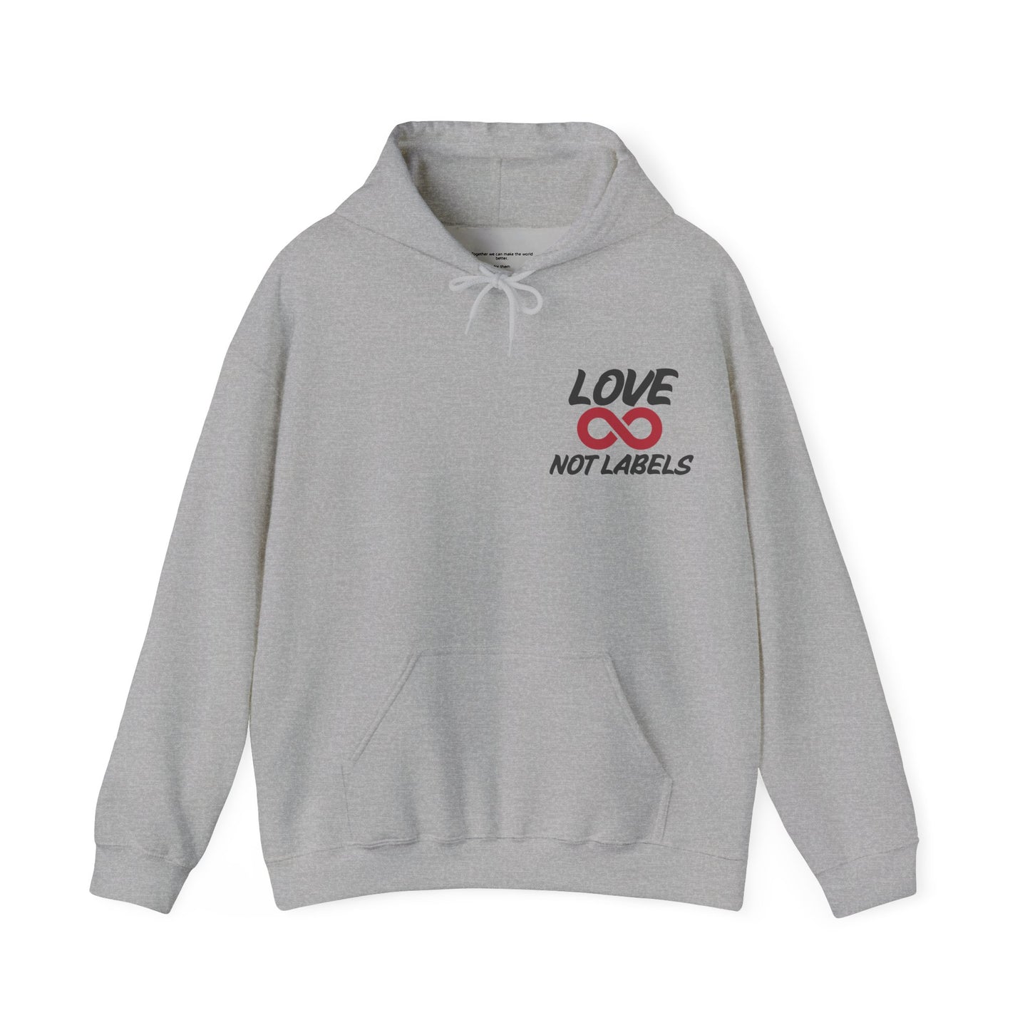 Love, Not Labels - Augility Collective Hoodie