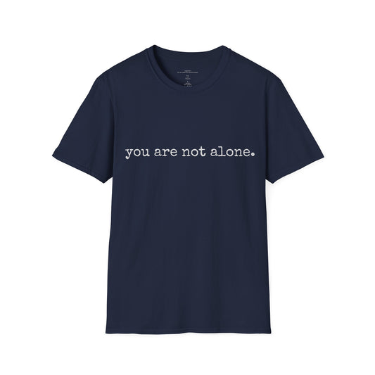 You are not alone - Navy - Augility Collective T-shirt