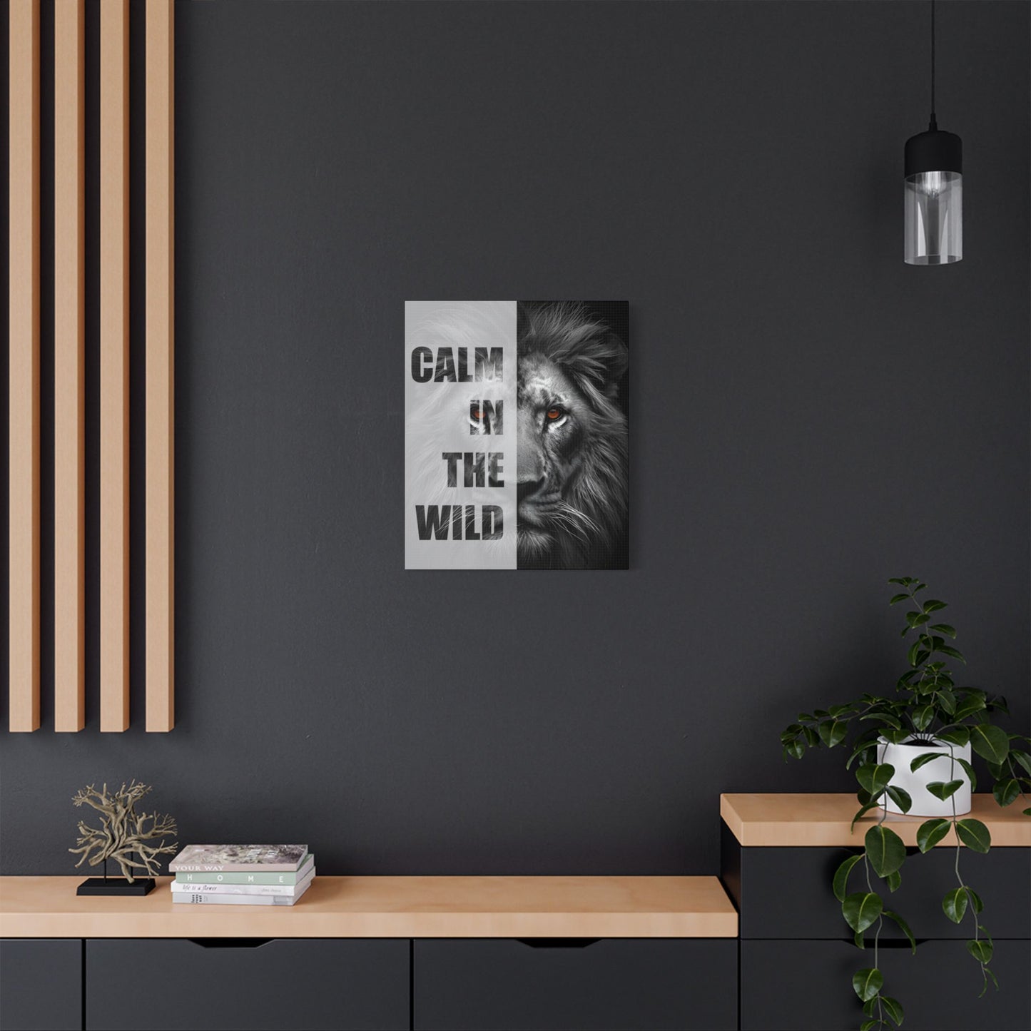Calm in the Wild Canvas Wall Print - Perfect for your home, office, or sensory-friendly space.