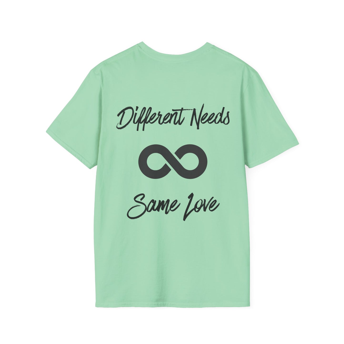 Different Needs, Same Love - Augility Collective T-shirt - Various Colours