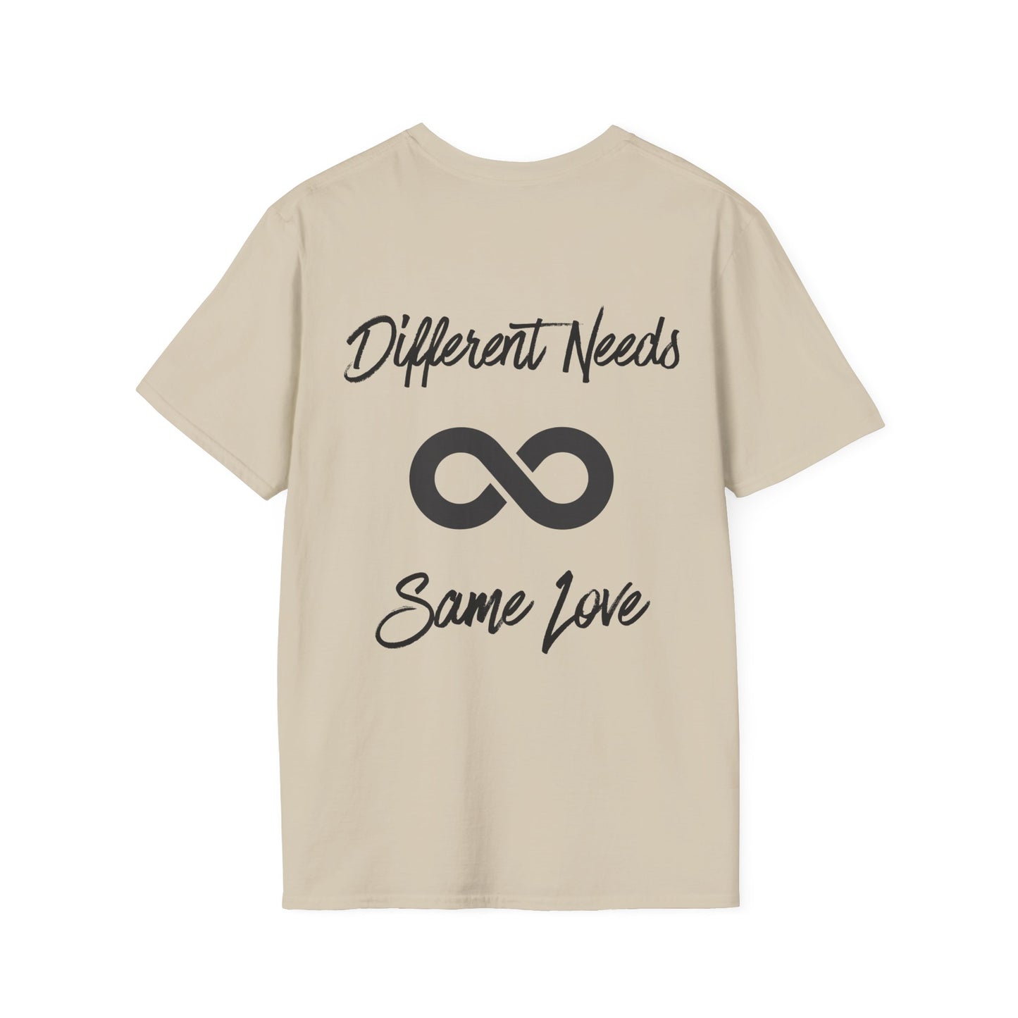 Different Needs, Same Love - Augility Collective T-shirt - Various Colours