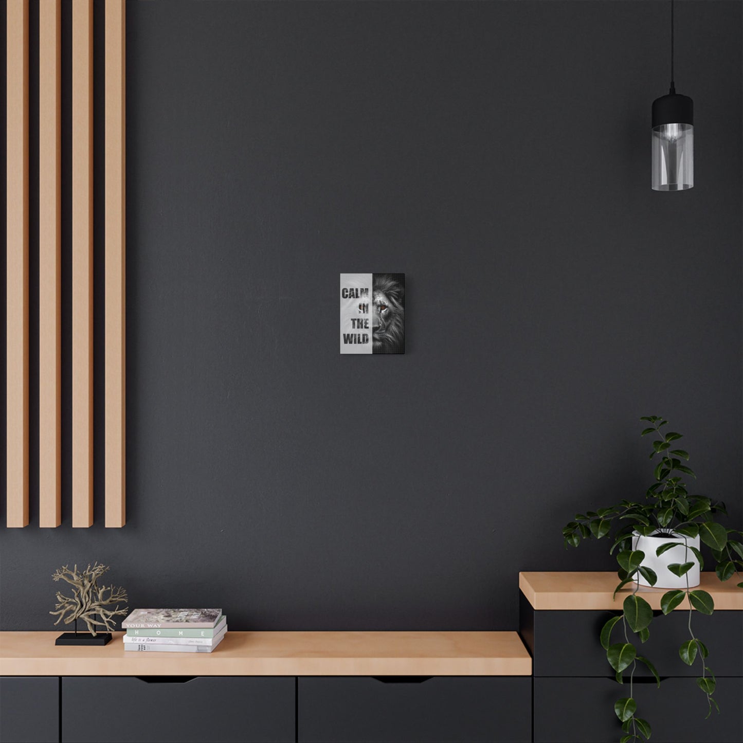 Calm in the Wild Canvas Wall Print - Perfect for your home, office, or sensory-friendly space.