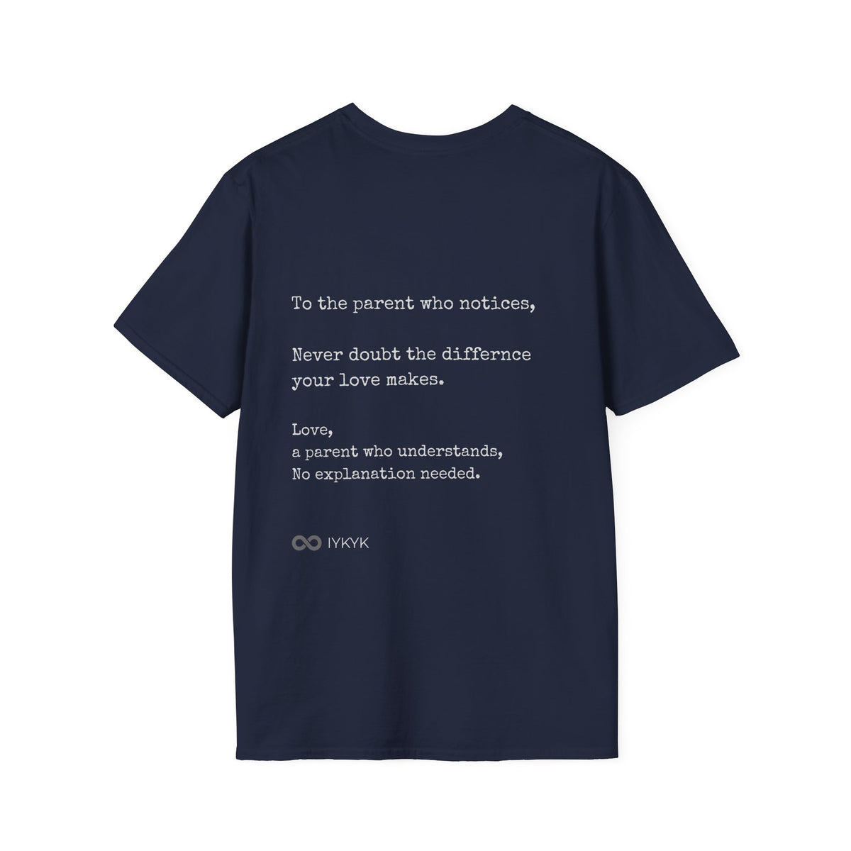 You are not alone - Navy - Augility Collective T-shirt