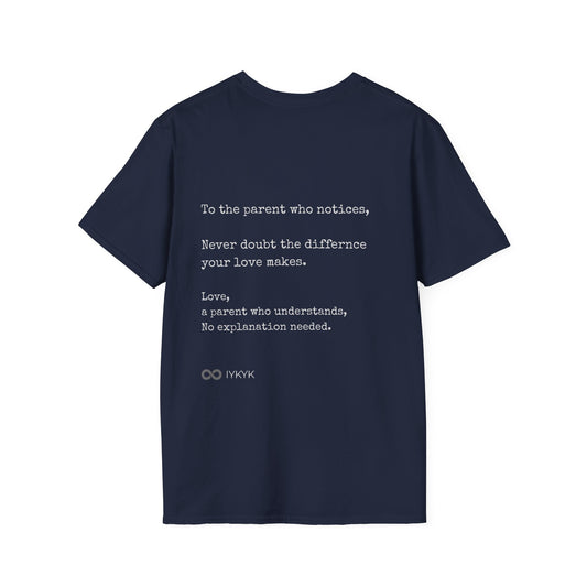 You are not alone - Navy - Augility Collective T-shirt