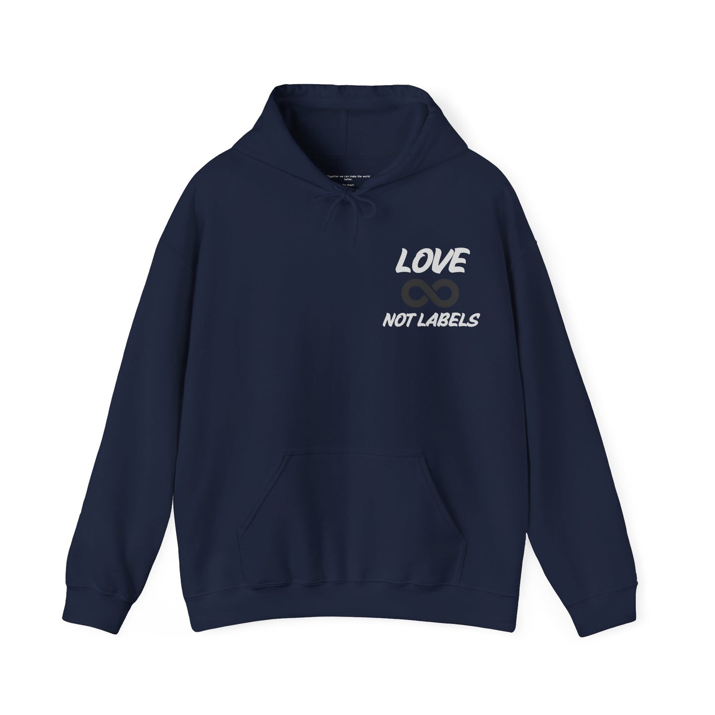 Love, Not Labels - Augility Collective Hoodie