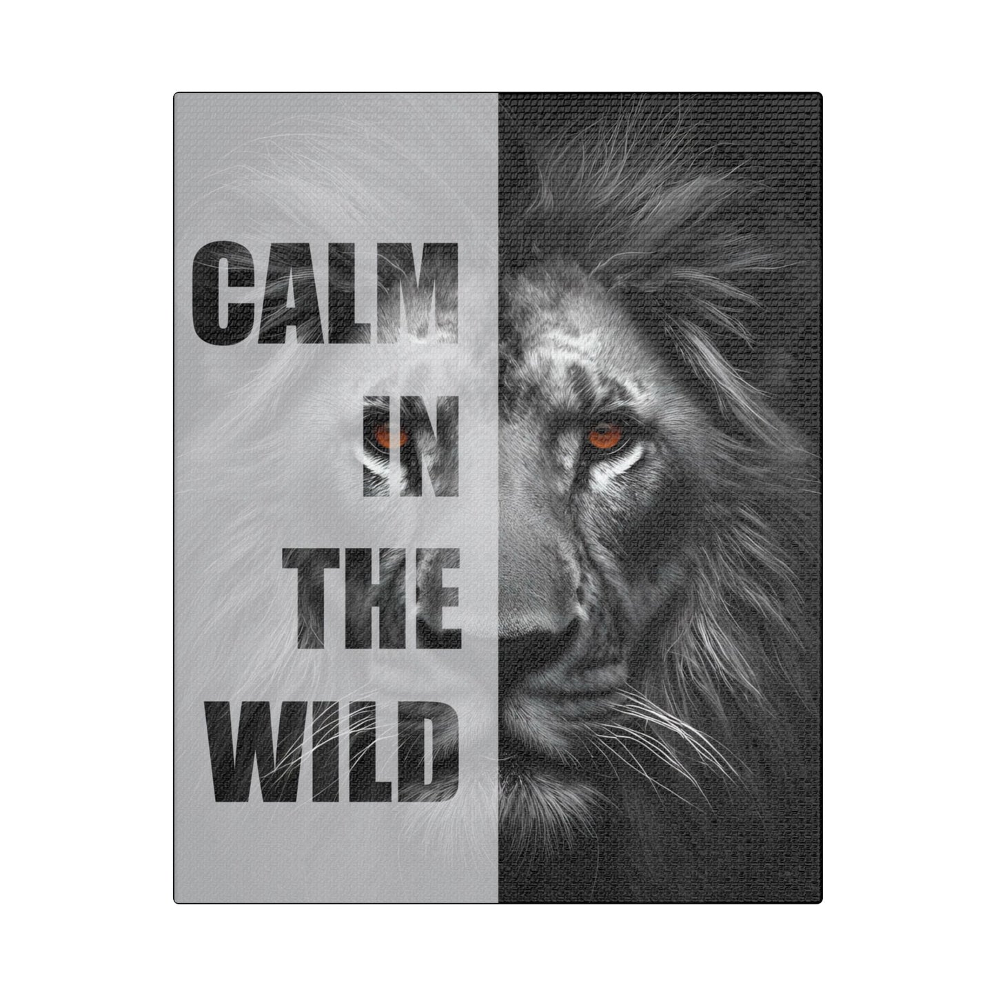 Calm in the Wild Canvas Wall Print - Perfect for your home, office, or sensory-friendly space.