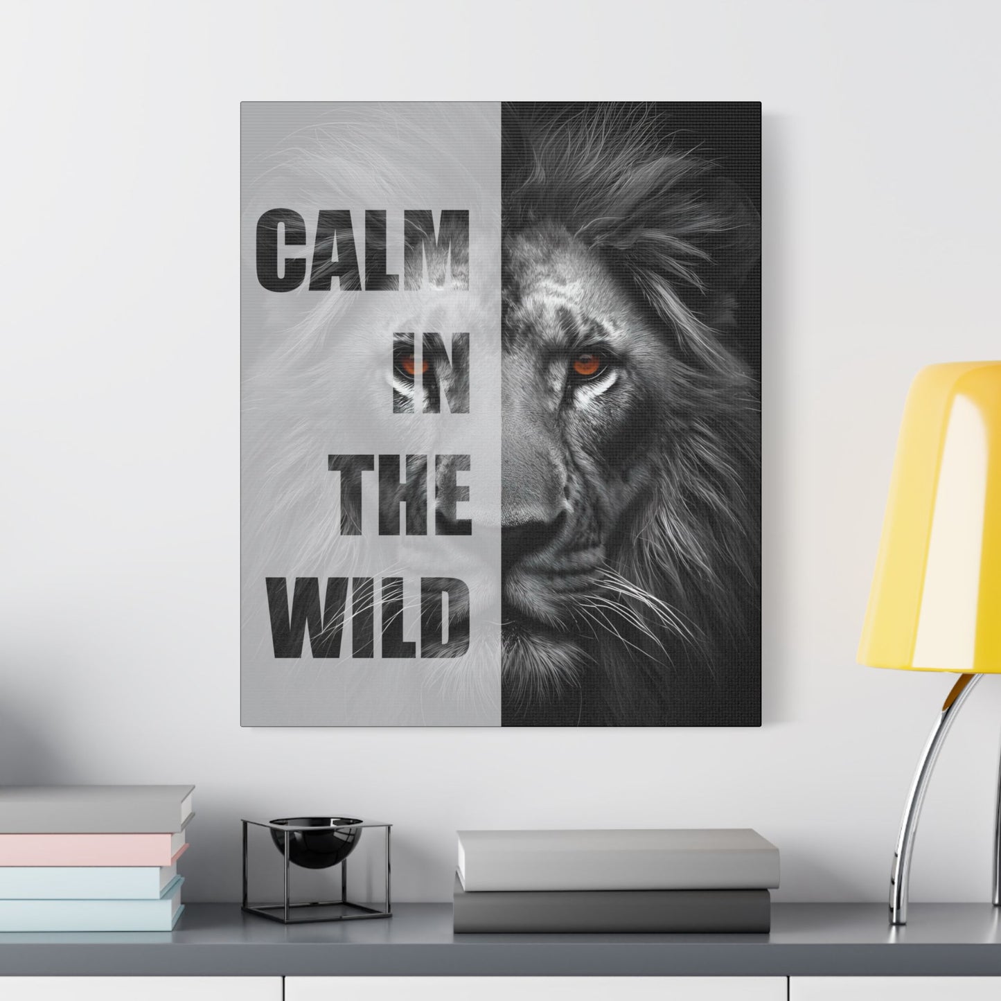 Calm in the Wild Canvas Wall Print - Perfect for your home, office, or sensory-friendly space.
