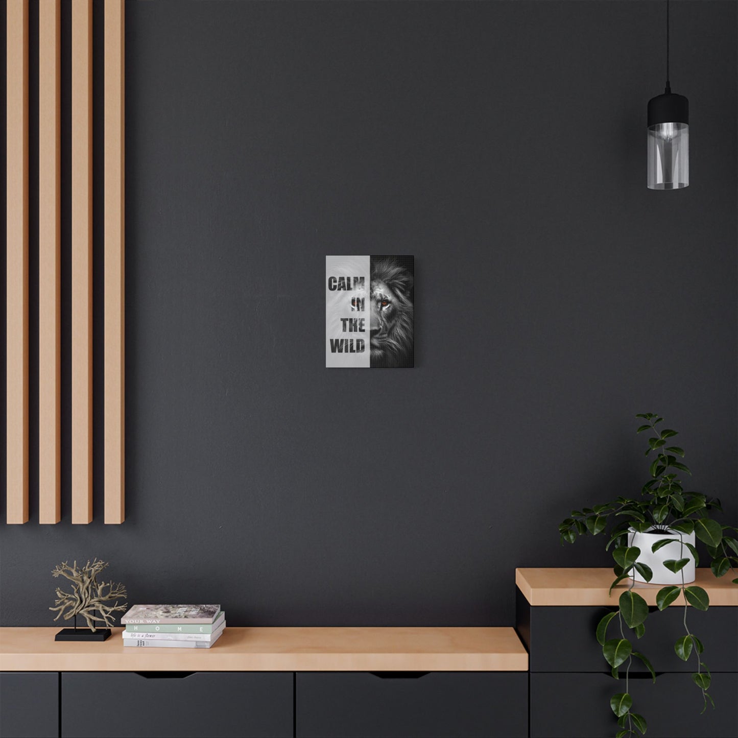 Calm in the Wild Canvas Wall Print - Perfect for your home, office, or sensory-friendly space.