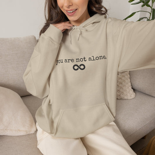You Are Not Alone - Augility Collective Hoodie - Sand