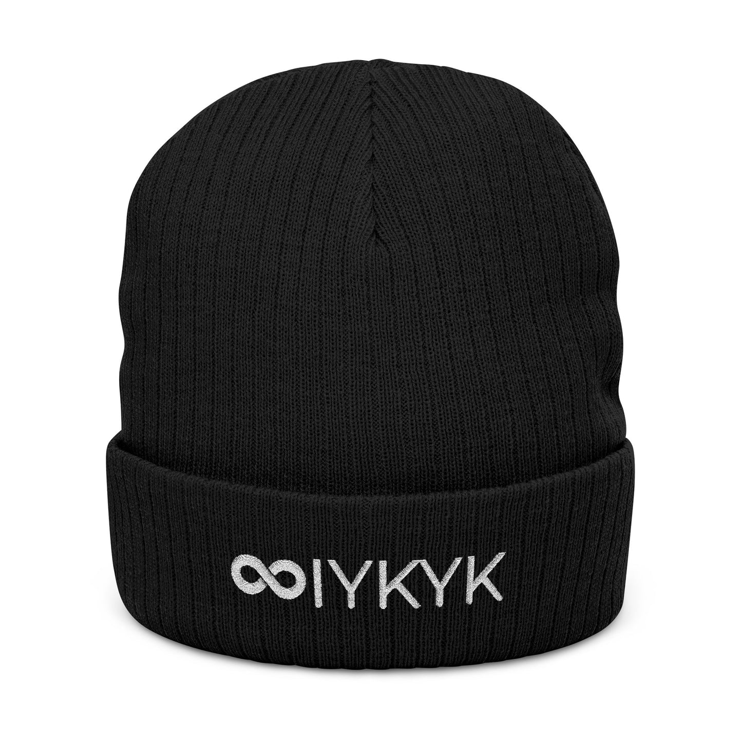 IYKYK - Augility Beanie hat - Black & Navy