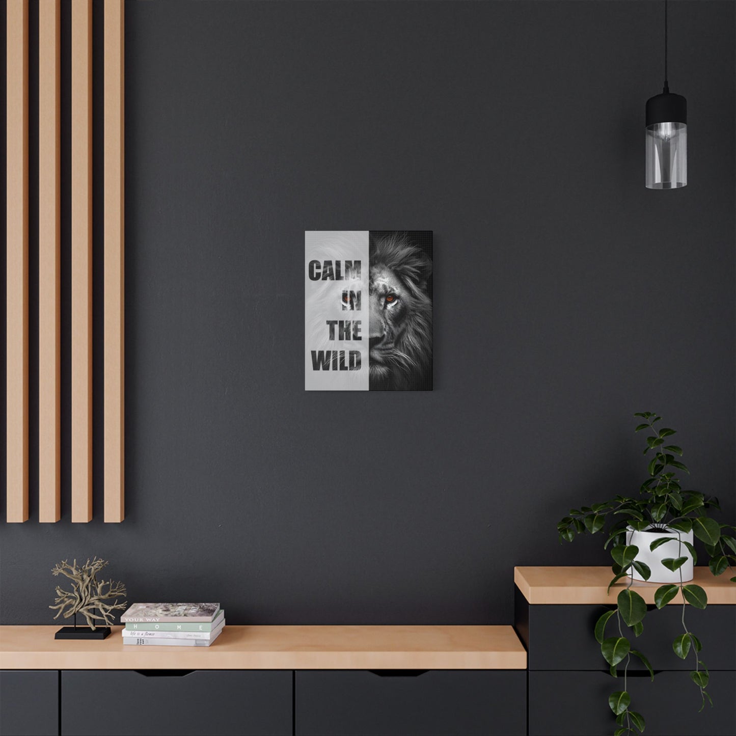 Calm in the Wild Canvas Wall Print - Perfect for your home, office, or sensory-friendly space.