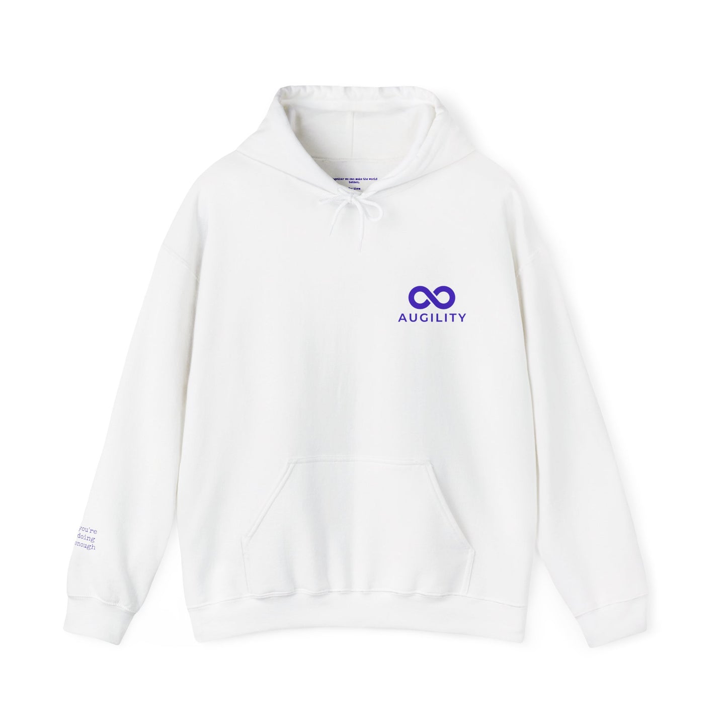 Augility Collective Hoodie - Special Edition White & Purple