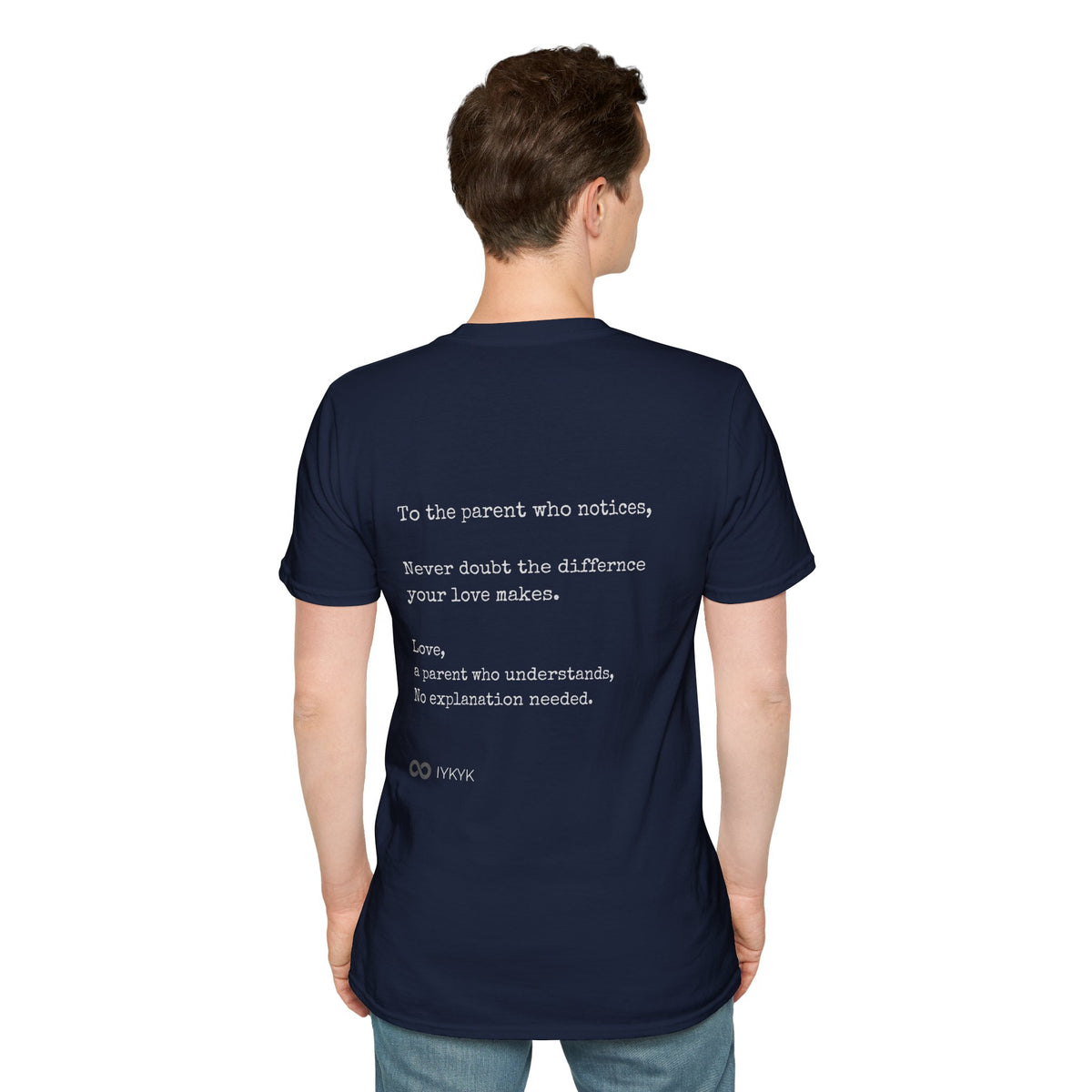You are not alone - Navy - Augility Collective T-shirt