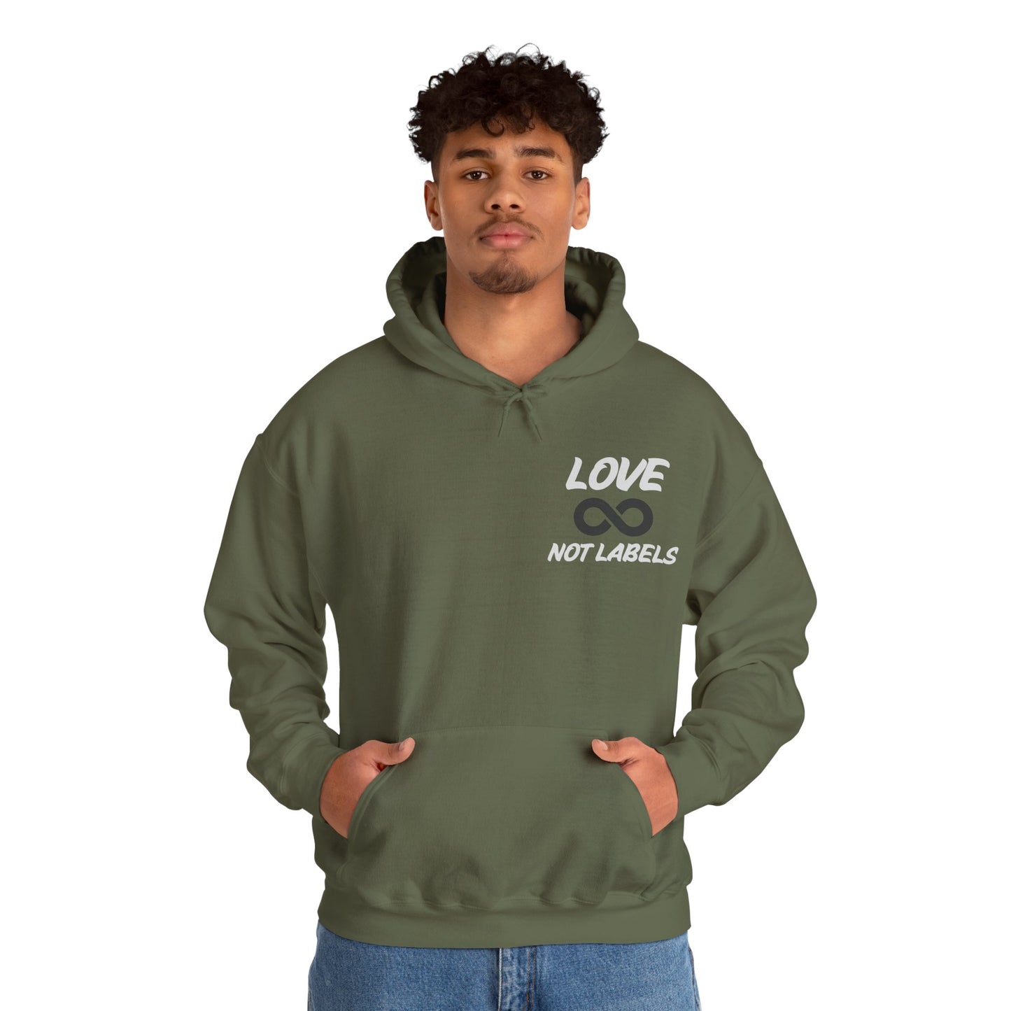 Love, Not Labels - Augility Collective Hoodie