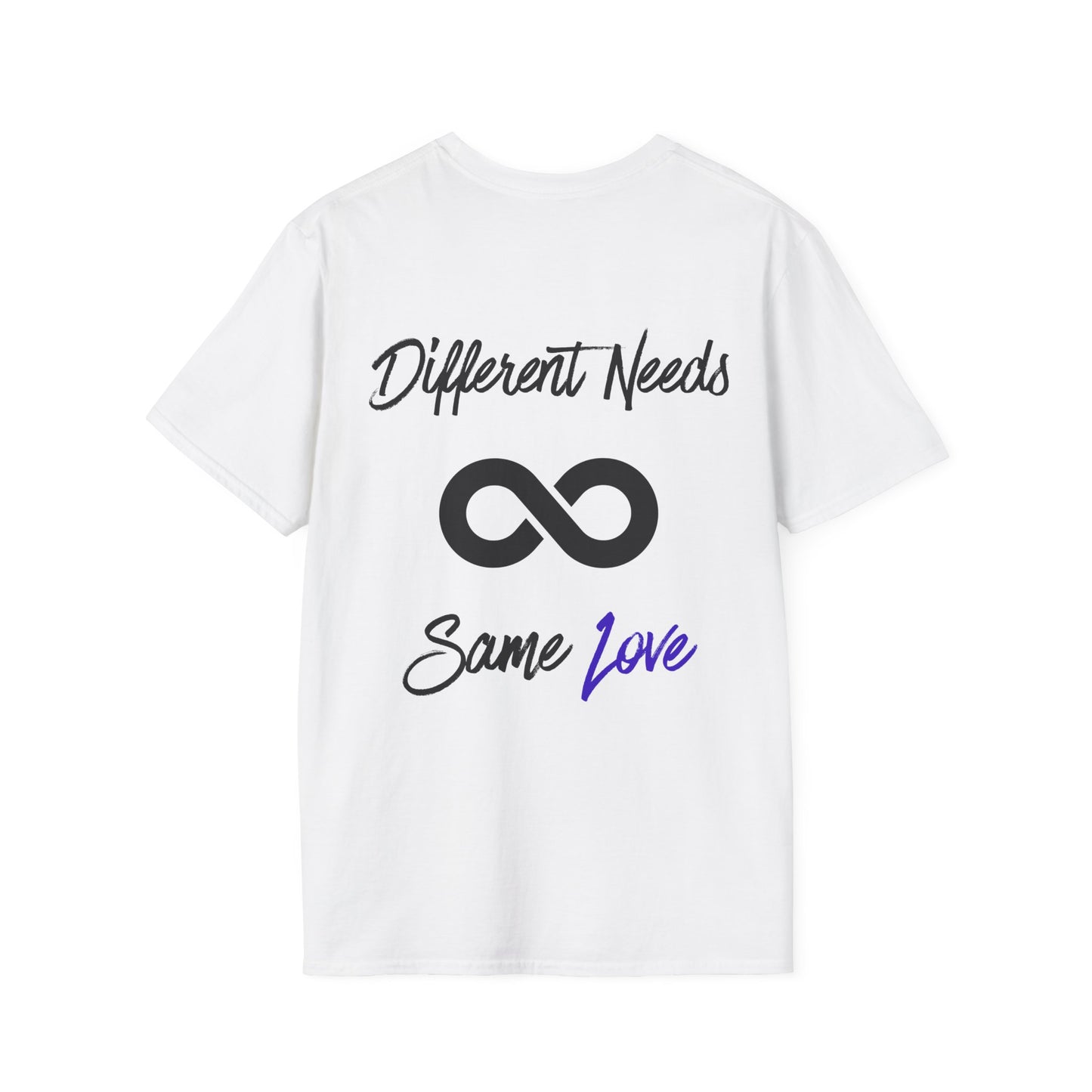 Different Needs, Same Love - Augility Collective T-shirt - Various Colours
