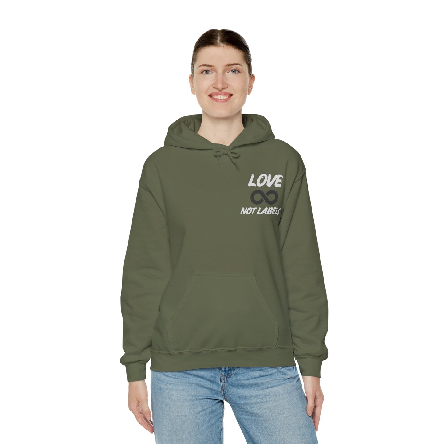 Love, Not Labels - Augility Collective Hoodie