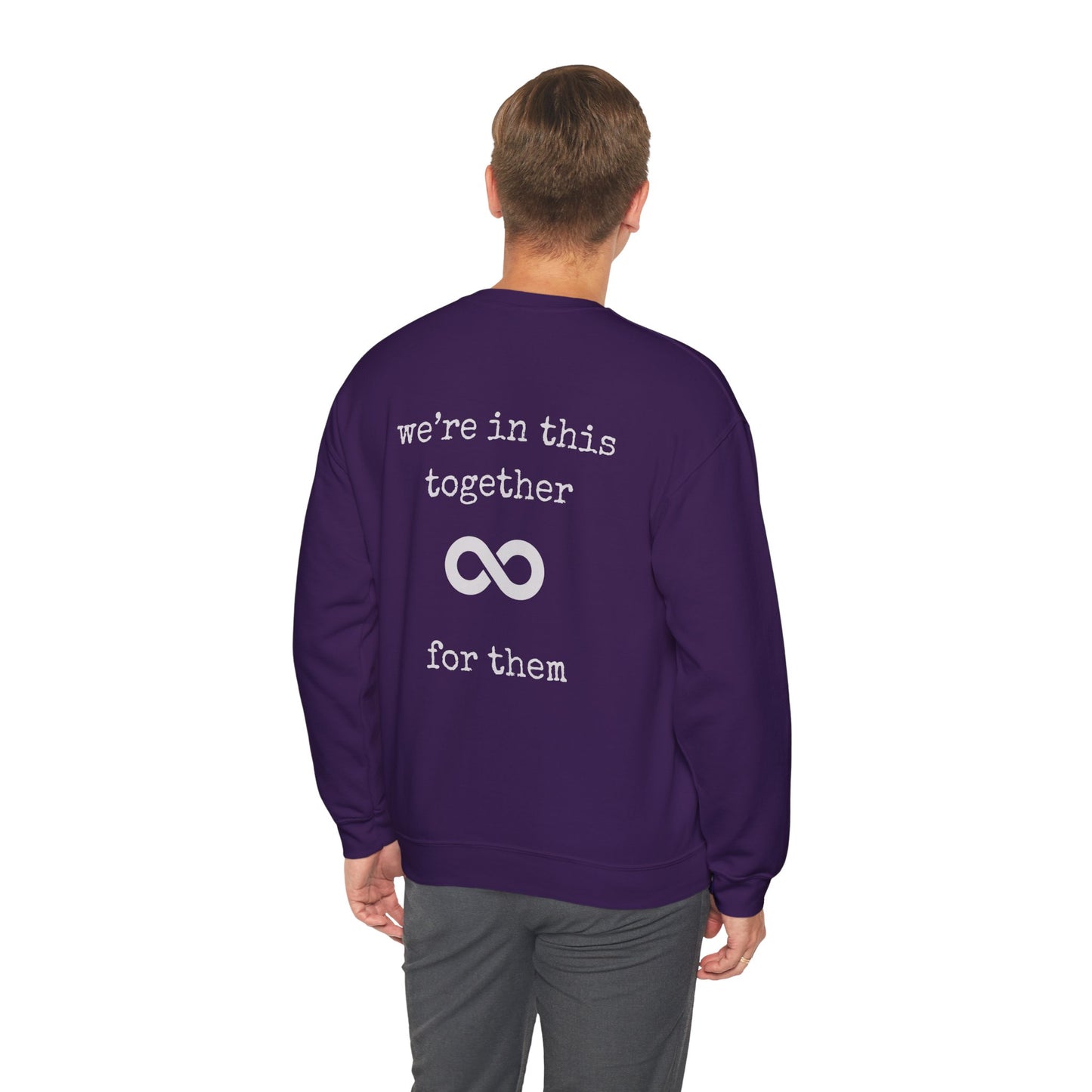 Augility Collective Sweatshirt - Special Edition - ND Purple & White