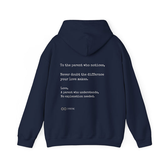 You are NOT alone - Navy - Augility Collective Hoodie